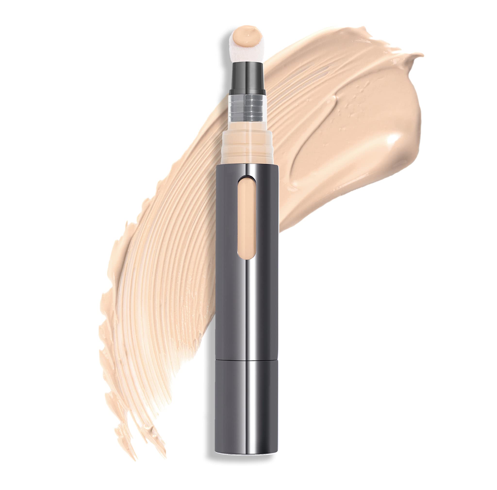 Julep Cushion Complexion 5-in-1 Concealer (130 Ivory) Corrector & Foundation with Turmeric Extract, Camellia Oil & Hyaluronic Acid - Buildable Coverage for Flawless Skin