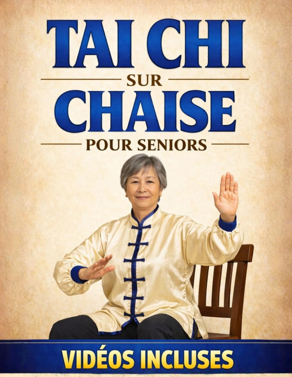 Tai Chi sur Chaise pour Seniors: Routines Simples de 10 Minutes par Jour pour Améliorer l’Équilibre, la Mobilité et la Force avec un Programme de 28 Jours, Tutoriels Vidéo et Exercices Illustrés