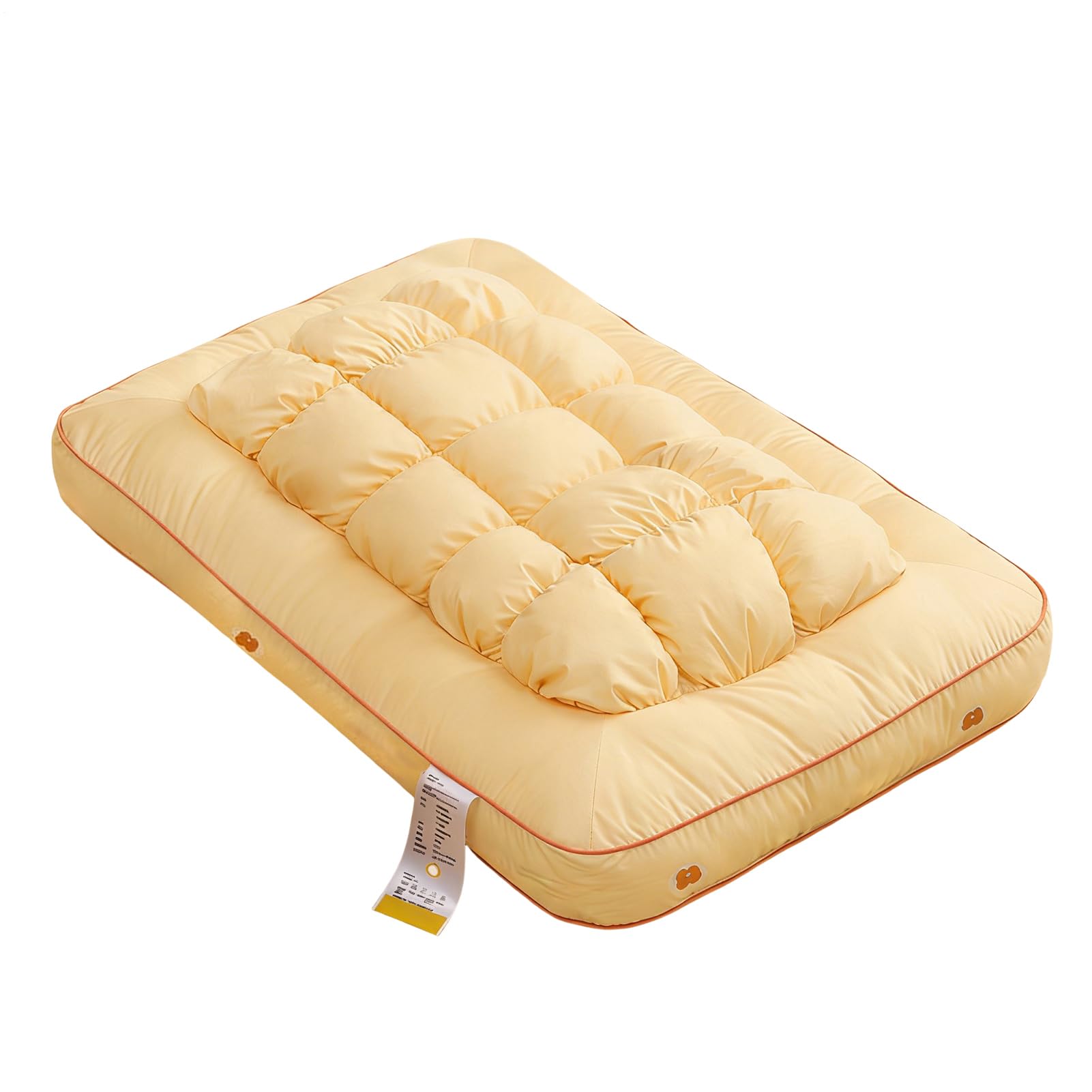 Cuello de piña - Suave relleno de pluma de apoyo para dormir ligero accesorio de confort para el hogar | para cuello idea