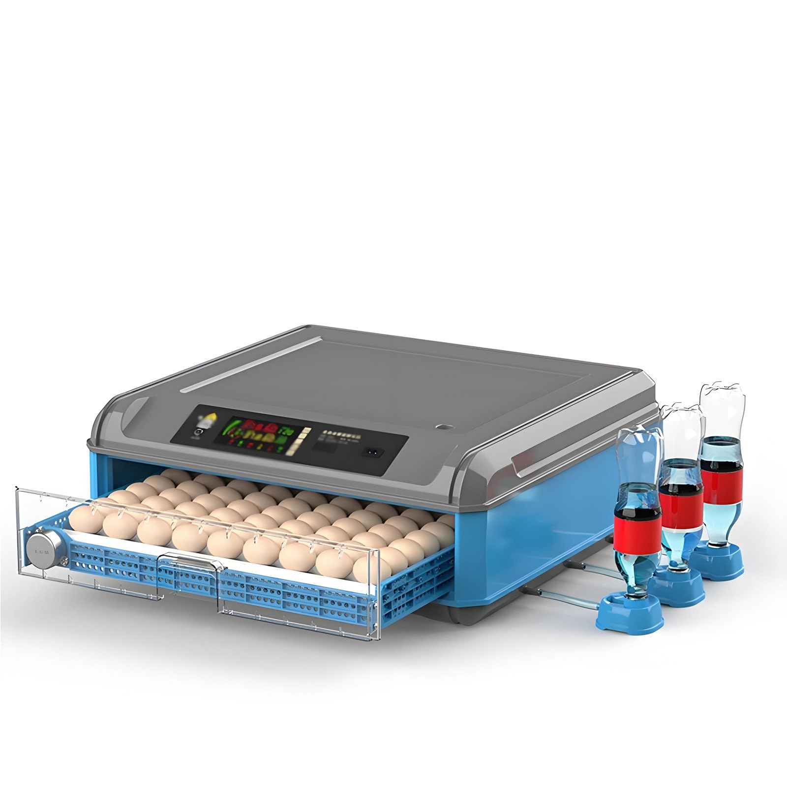 GUTYGIO Automatic Egg Incubator for 64-500 Eggs-Digital Temperature & Humidity Control, Auto Egg Turner, for Chicken,Duck,Quail Eggs 64eggs
