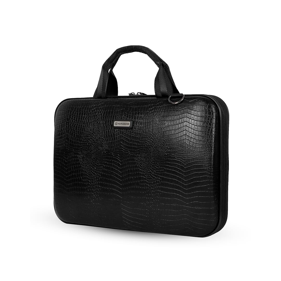 Sponsored Ad - Gator 15.6 Inch PU Vegan Leather Water Resistant Laptop Messenger Bag for Men & Women