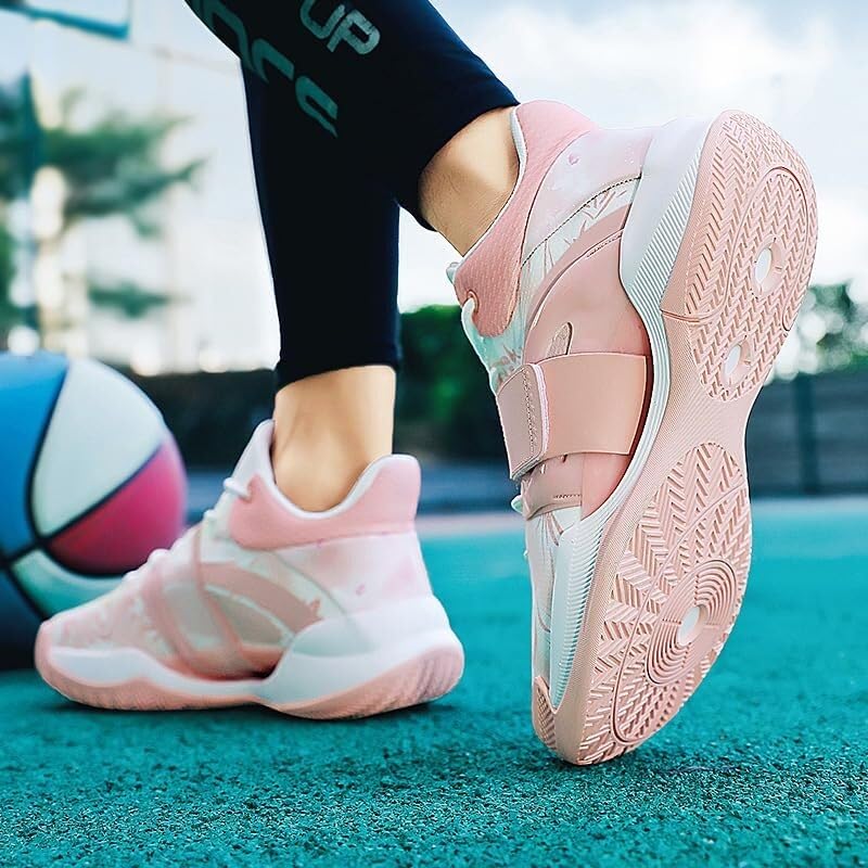 Zapatillas de Baloncesto Unisex con amortiguación Antideslizante y Resistente al Desgaste, Botas de Entrenamiento Deportivas Informales y de Moda.