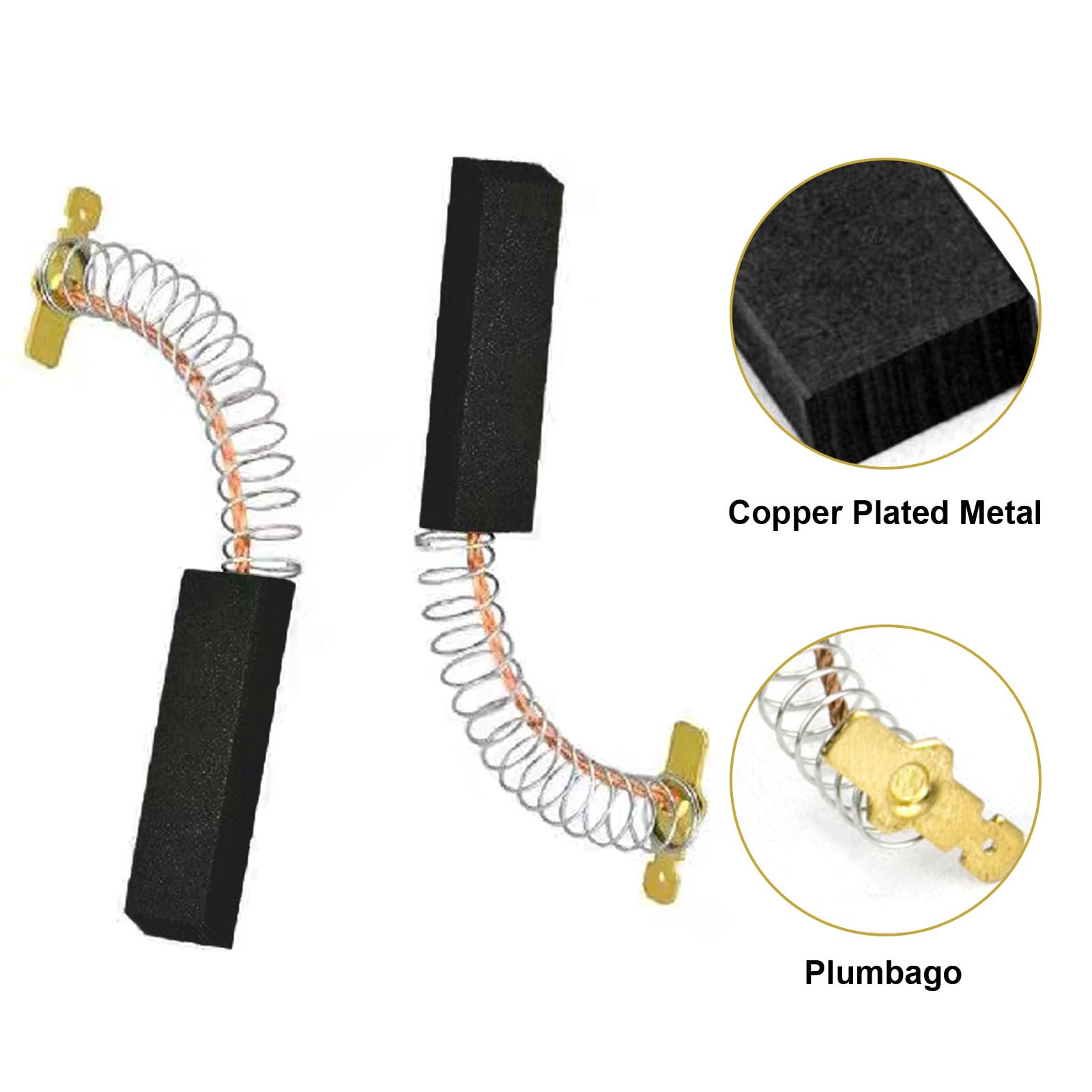 Machine à Laver 2 Pcs Chabon Moteu Lave Linge Compatibles Avec Bosch Jeu Charbon Lave Linge Bosch