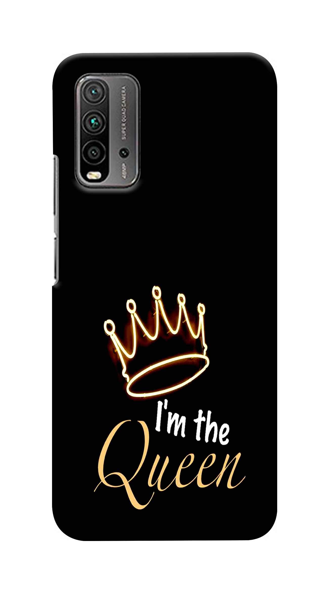 VediArt Designer Printed Polycarbonate Plastic Back Cover for Mi Redmi 9 Power - Queen/Quote- Multicolor