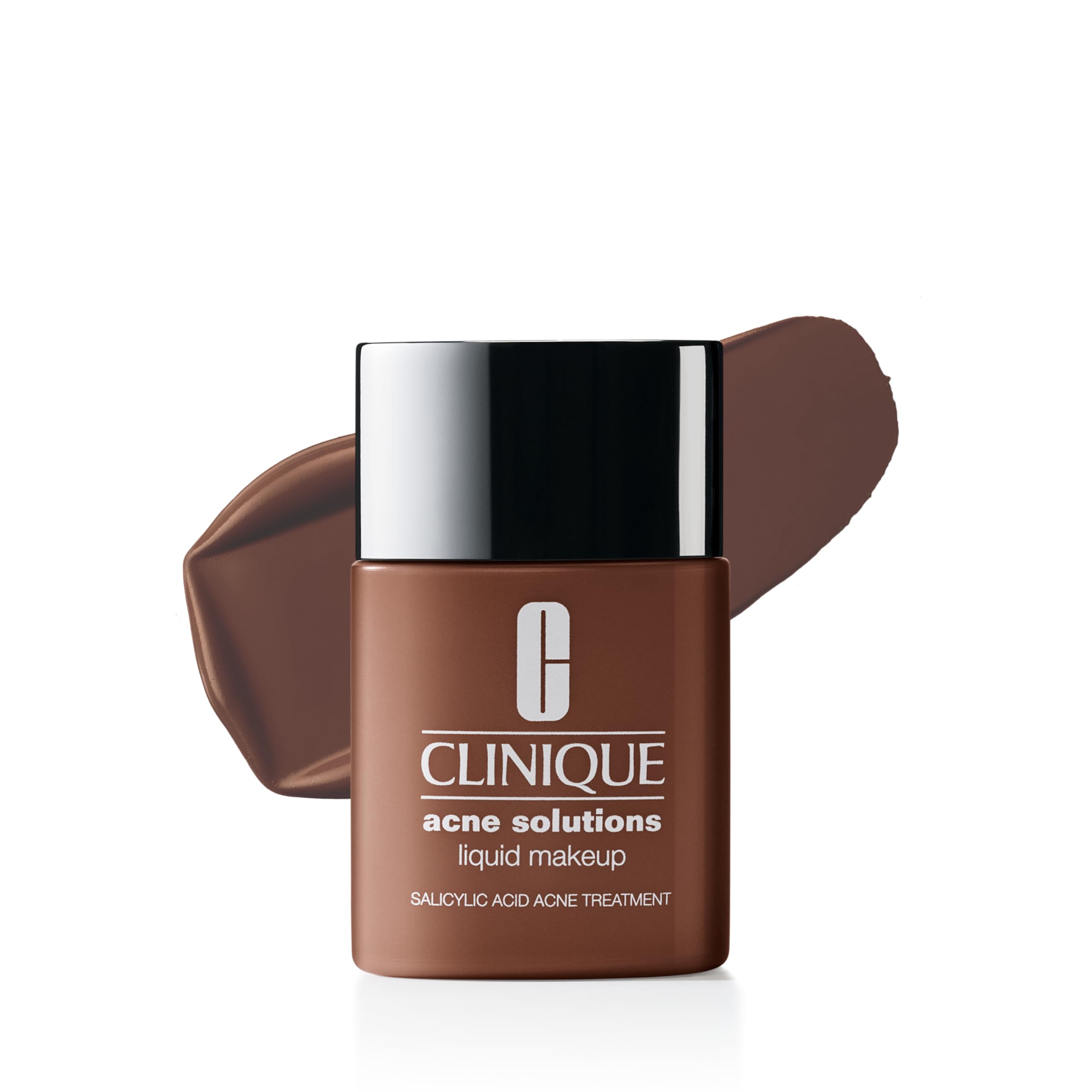 Clinique Acne Solutions Liquid Foundation Makeup With Salicylic Acid For Dry Combination to Oily Skin Types | Medium Coverage, Natural Matte Finish