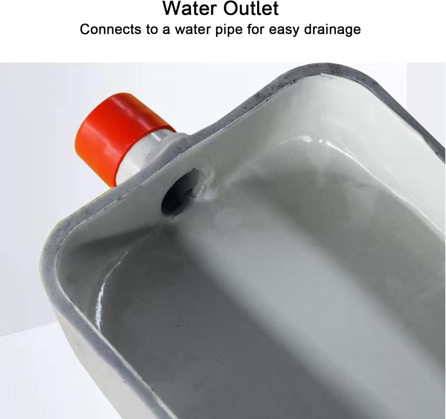 Premium Air Conditioner Drip Pan - Metal Drain Pan with Drainage, Insulated Bottom, 126x12x3cm for Indoor/Outdoor Use, Durable Air Handler Accessory