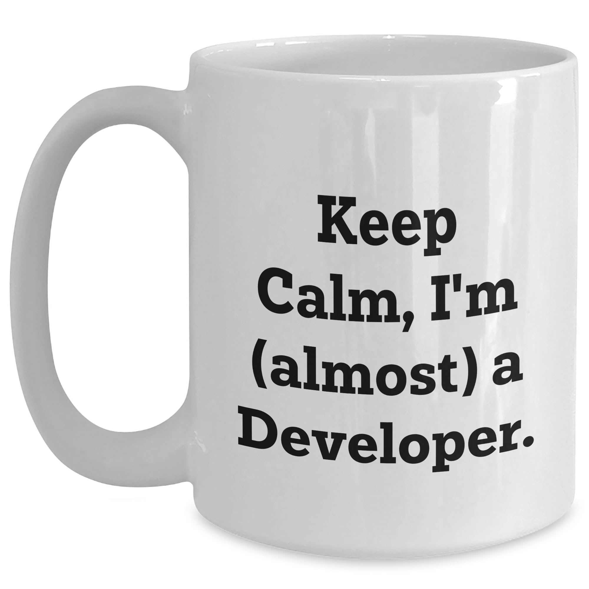 NAPAVI Keep Calm, I'm (Almost) A Developer. Gifts from Friends for Colleagues Christmas