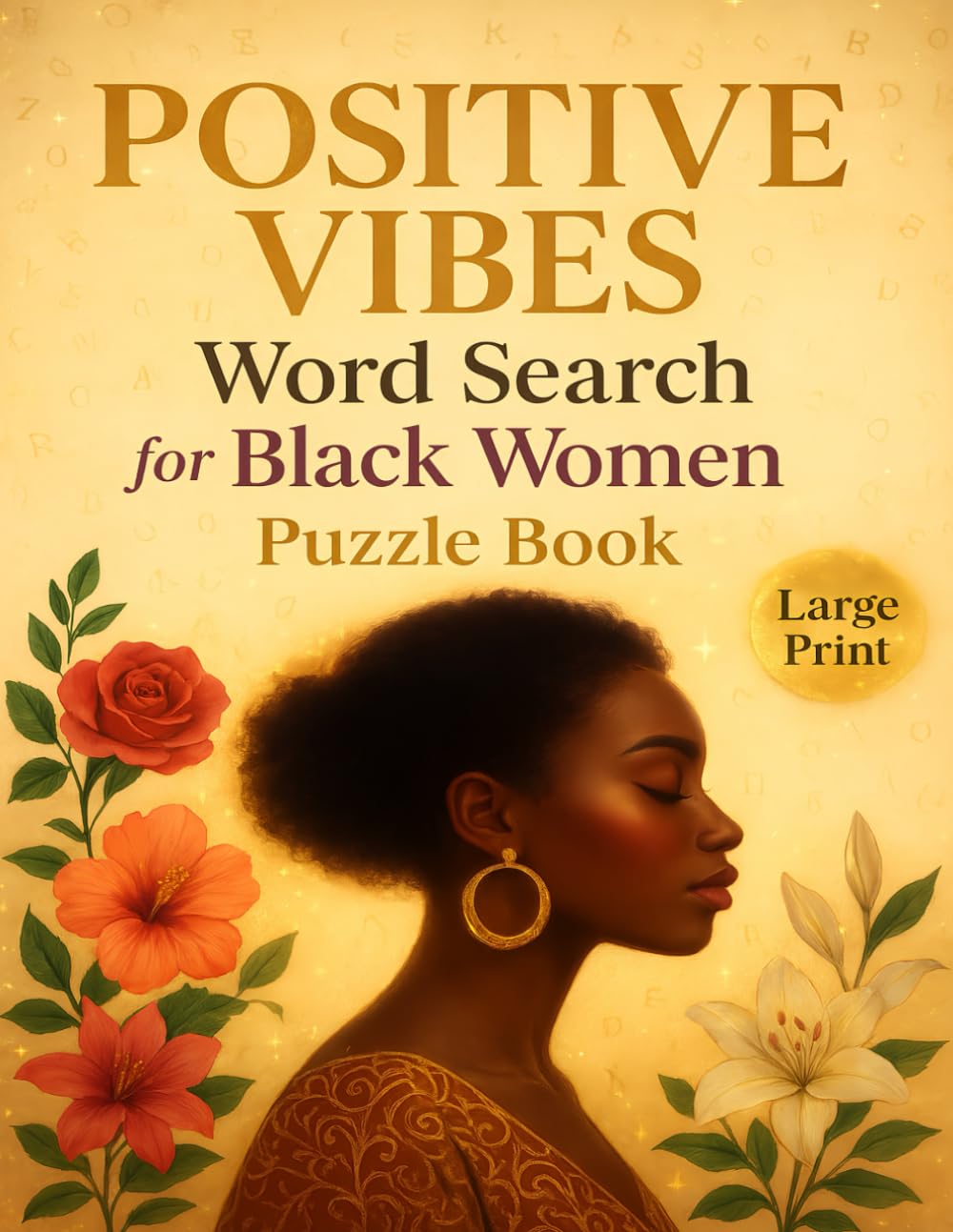 Positive Vibes for Black Women: An Uplifting Word Search Book Celebrating Black Culture, with 100 Puzzles & Affirmations for Self-Care, Confidence