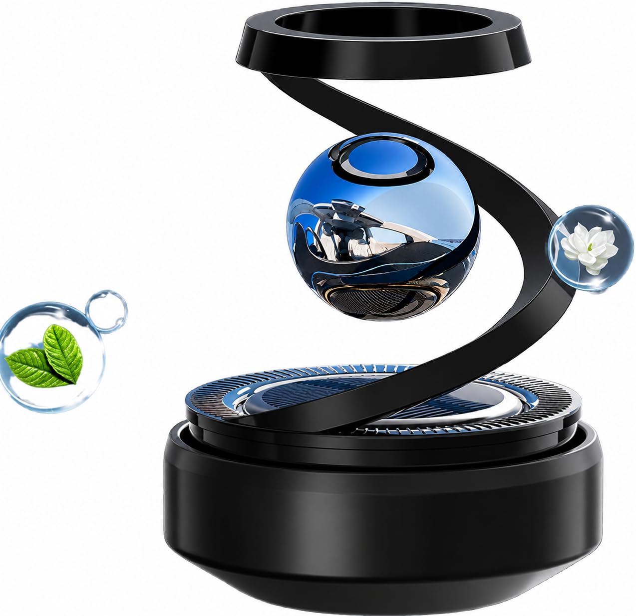 Solar Aromatherapy Car Air Freshener | 2026 Stylish Dashboard Rotating Perfume Diffuser | Premium Solar-Powered Autorotation Decoration for Car Interior | Eco-Friendly Fragrance Diffuser-image-38