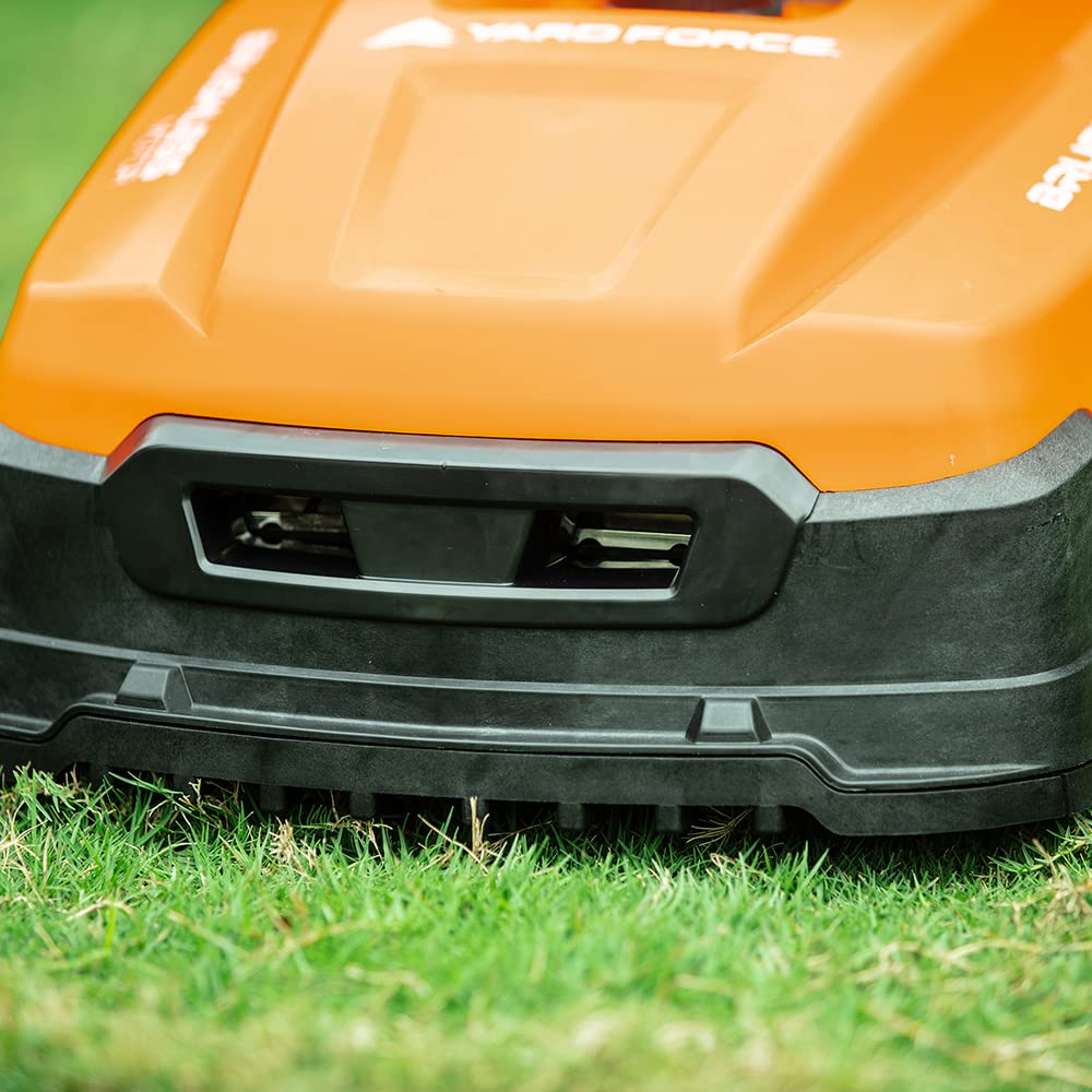 Yard Force - Robot Tondeuse Classic 500B avec Bluetooth pour Jardins jusqu'à 500m² Noir/Orange — vue 2