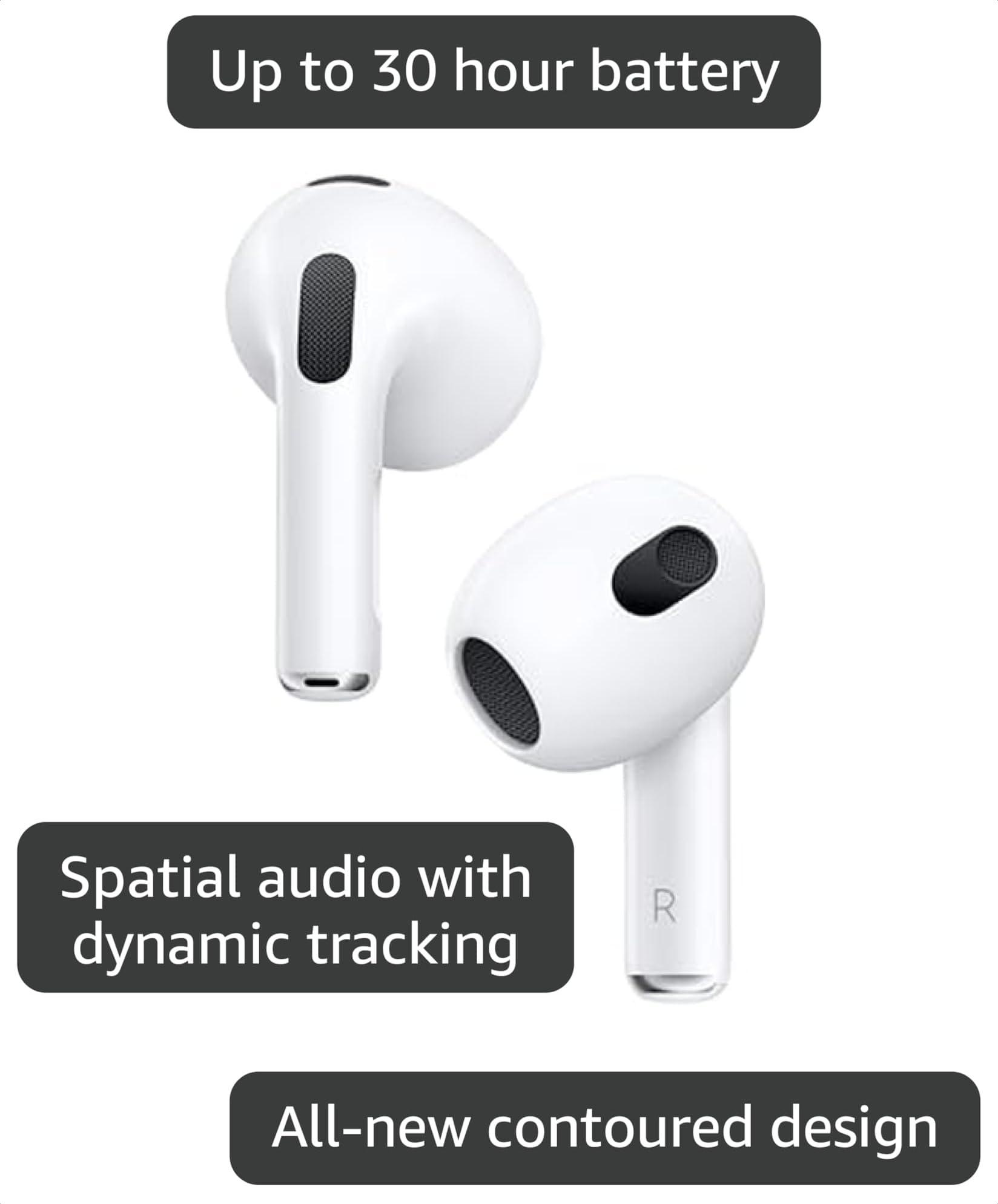 Amazon.com: Apple AirPods (3rd Generation) Wireless Earbuds with