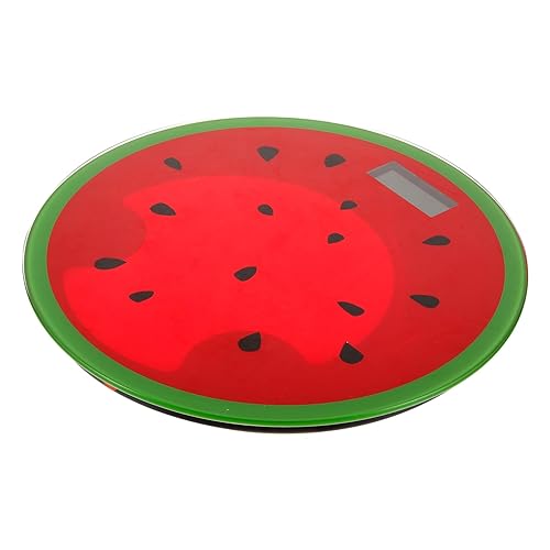 NOLITOY Digital Weight Scale Watermelon Design Lightweight Portable Travel Scale Accurate Body Weight Measurement Tempered Surface Auto Shut-Off