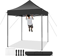 Vista 20 de COBIZI toldo emergente de 10x20 pies, resistente, con 6 paredes laterales, fácil de montar, para eventos comerciales al aire libre, 100%