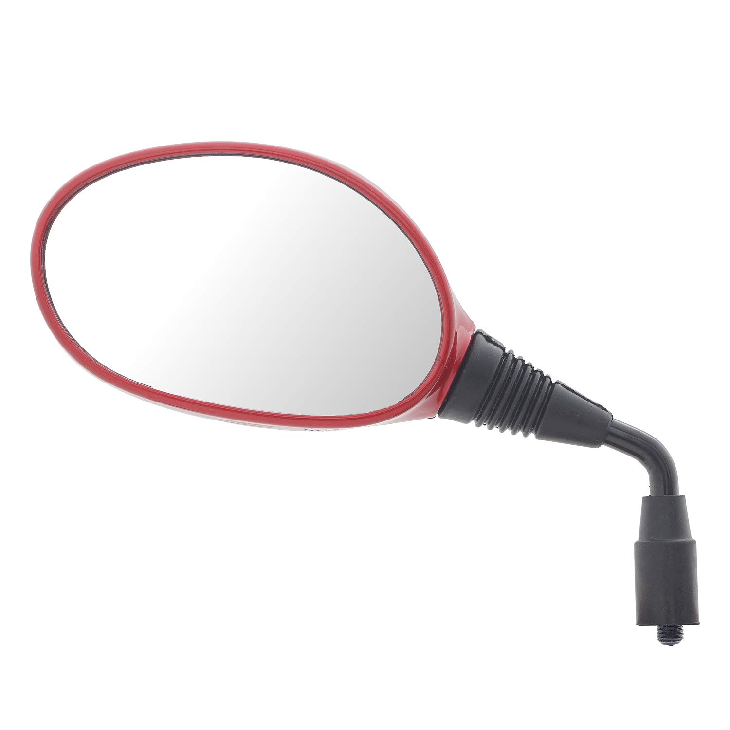 Uno Minda RV-5010L-CRED Shatterproof Glass Rear View Mirror(Cb.Red)-Left Hand for Hero Passion Pro
