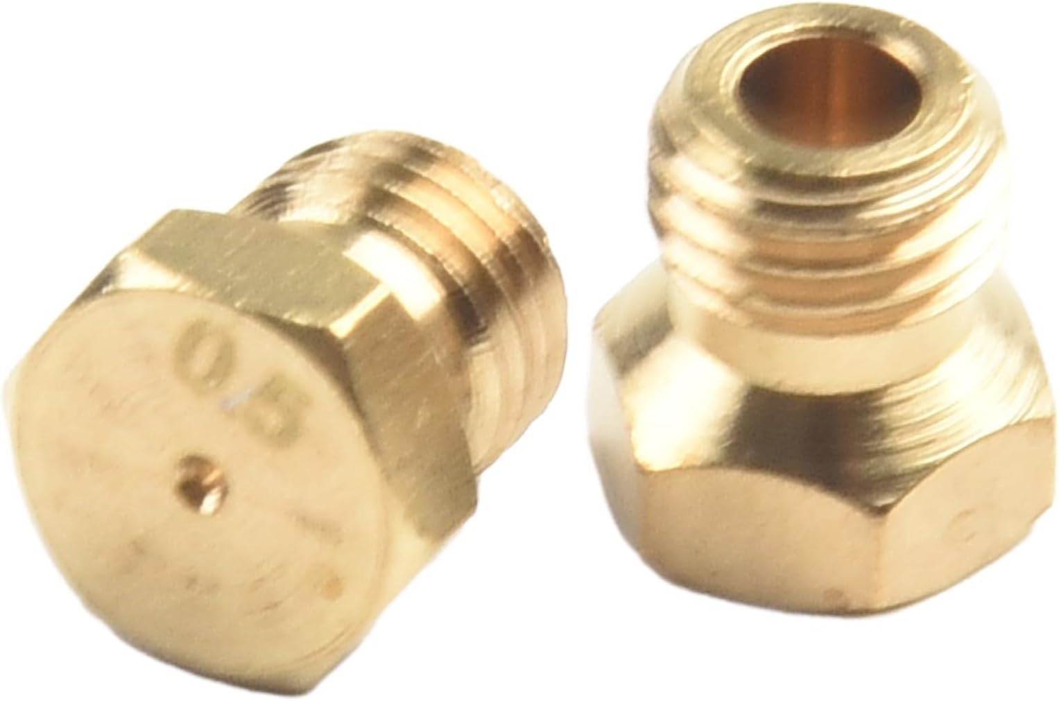 Brass Propane Jet Nozzle Kit 20Pcs M6 Thread Orifice Set 0.5mm LP Gas Conversion for Grills BBQ Tools Outdoor Cooking Accessories