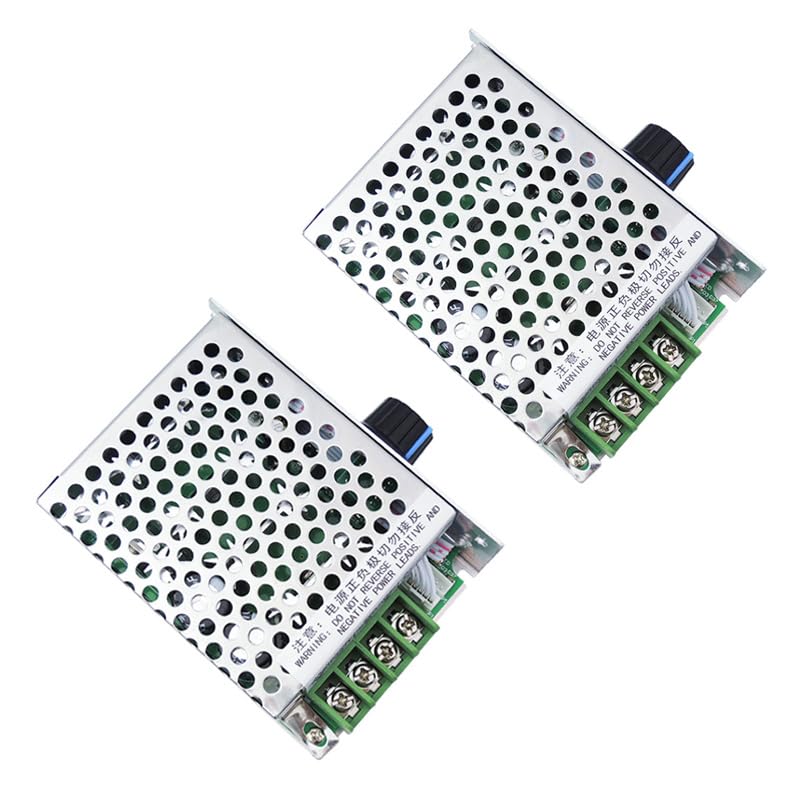 2PCS 12V-80V 30A DC Motor Speed Controller PWM Variable Speed Regulator Governor Switch CCM6DS with Speed Control Knob