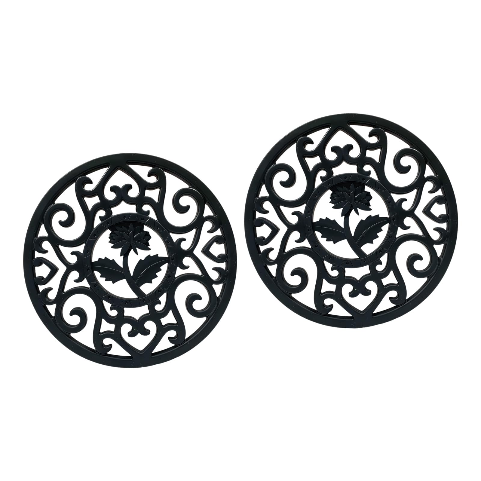 2 Pack Silicone Microwave Pad for Hot Dishes and Pots Placemat with Nonslip Surfaces Microwave Elastomer Trivet
