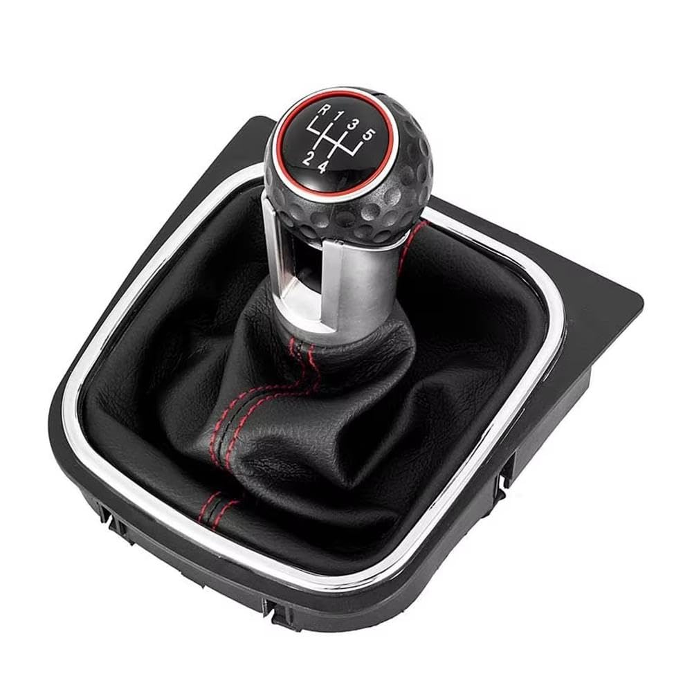 YDXHERTA Auto Accessory 5/6 Speed Manual Shift Gear Knob for Golf for Jetta MK6 MK5(5 Speed)