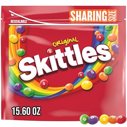 Skittles, Bolsa original de tamaño compartido de caramelo, 15.6 onzas