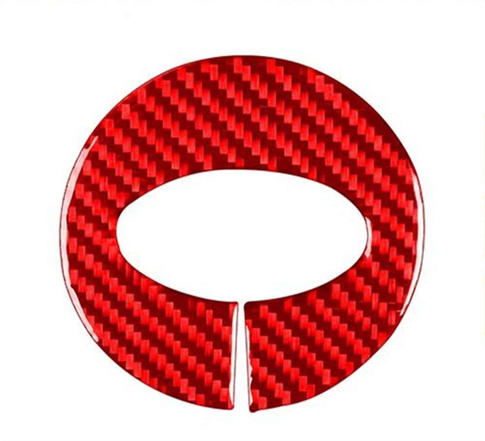 Qibbei H Carbon Fiber Car Interior Steering Wheel Button Cover Trim Sticker For Subaru For Impreza 2009 2010 2011 Stickers(H)