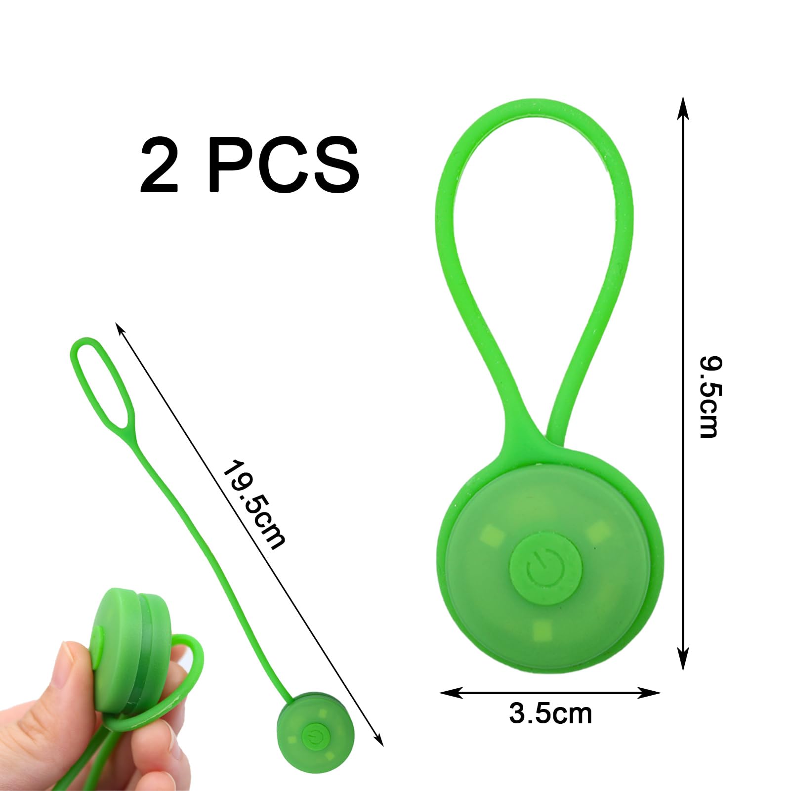 Yootiko Lot De 6 Réflecteurs LED Clignotants Pour Enfants