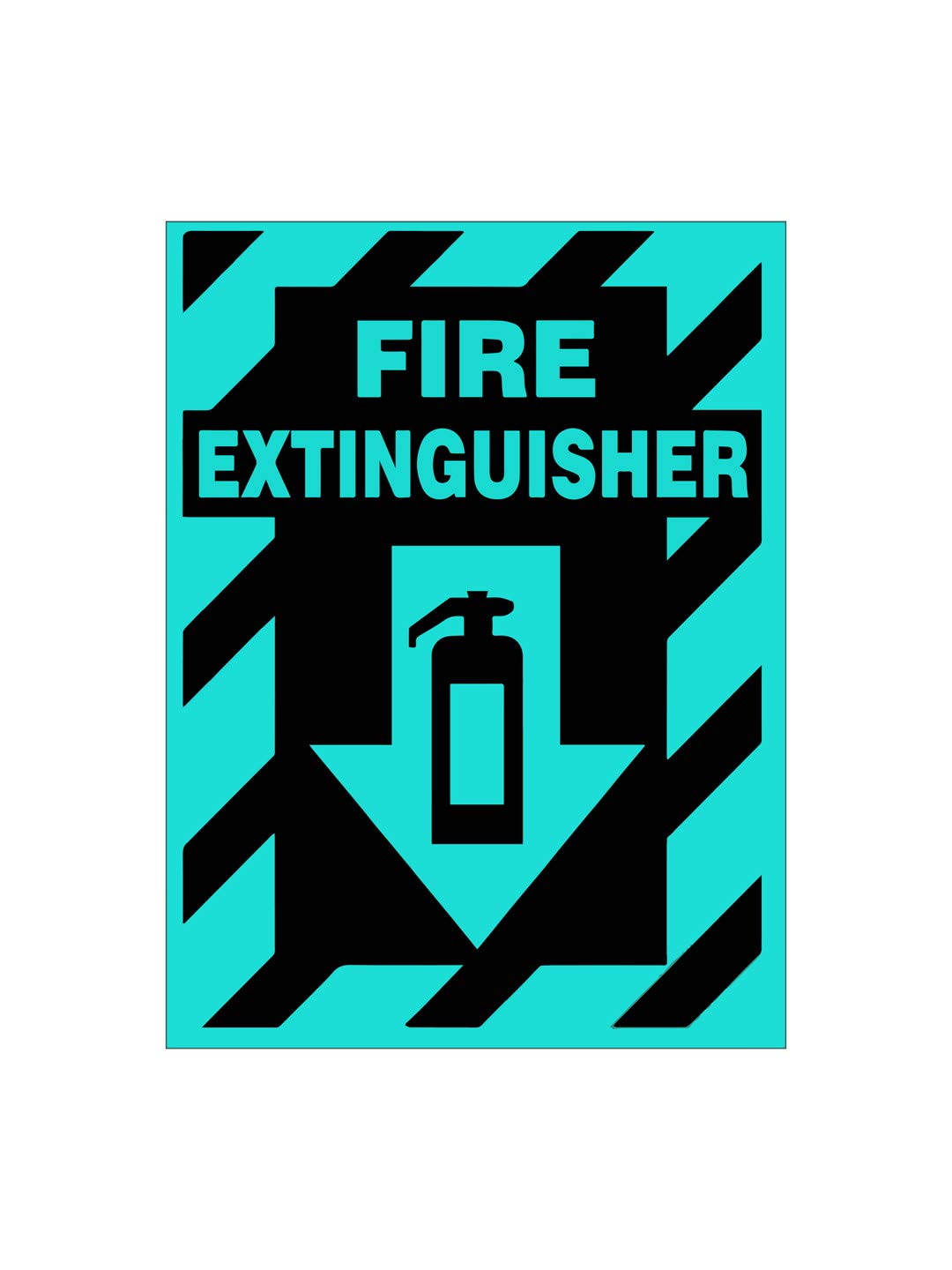 999Store office supplies sunboard fire extinguisher sticker signage sign board Sky Blue (20X15 Cm) (B07PBCCXNY) Amazon Price History, Amazon Price Tracker