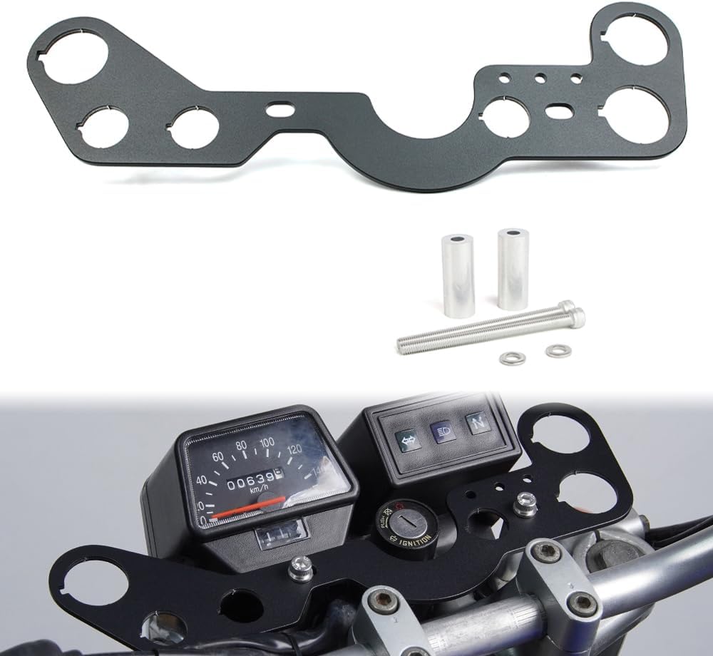 xitomer Compatible with TW200 1987-2024 Motorcycle Auxiliary Dash Shelves Compatible with 2024 2023 2022 2021 2020 2019 2018 2017 2016 2015 2014 2013 2012 2011 1987-2010 TW200 Dash Panel