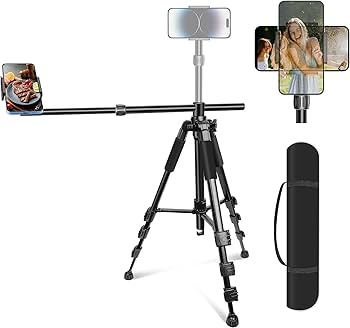 スマホスタンド 360°角度・高さ調整可能 三脚 Youtube動画 撮影 Amazon.co.jp: desk-it スマホ スタンド 俯瞰撮影 携帯三脚