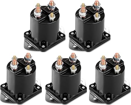 maXpeedingrods 36V Golf Cart Starter Solenoid for Club Car DS Golf Cart 1976-1998, OEM 8016 5PCS 4 Terminal Electric 36 Volt Solenoid Replacement