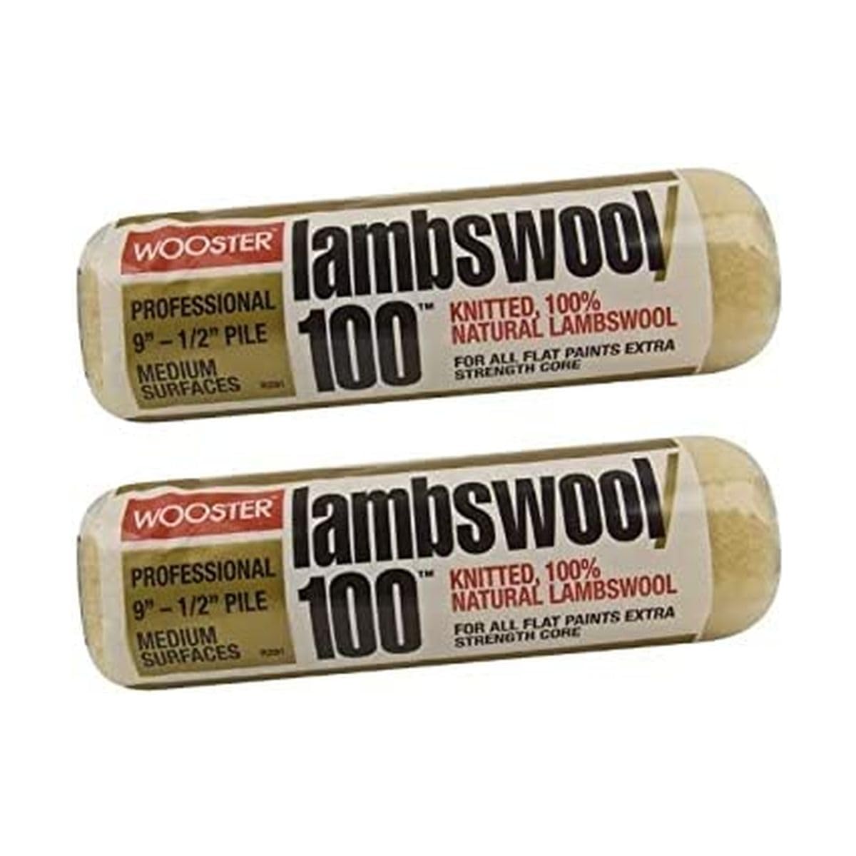 Amazon.com: Wooster Brush R291-9 Lambswool 100 Roller Cover, 1/2