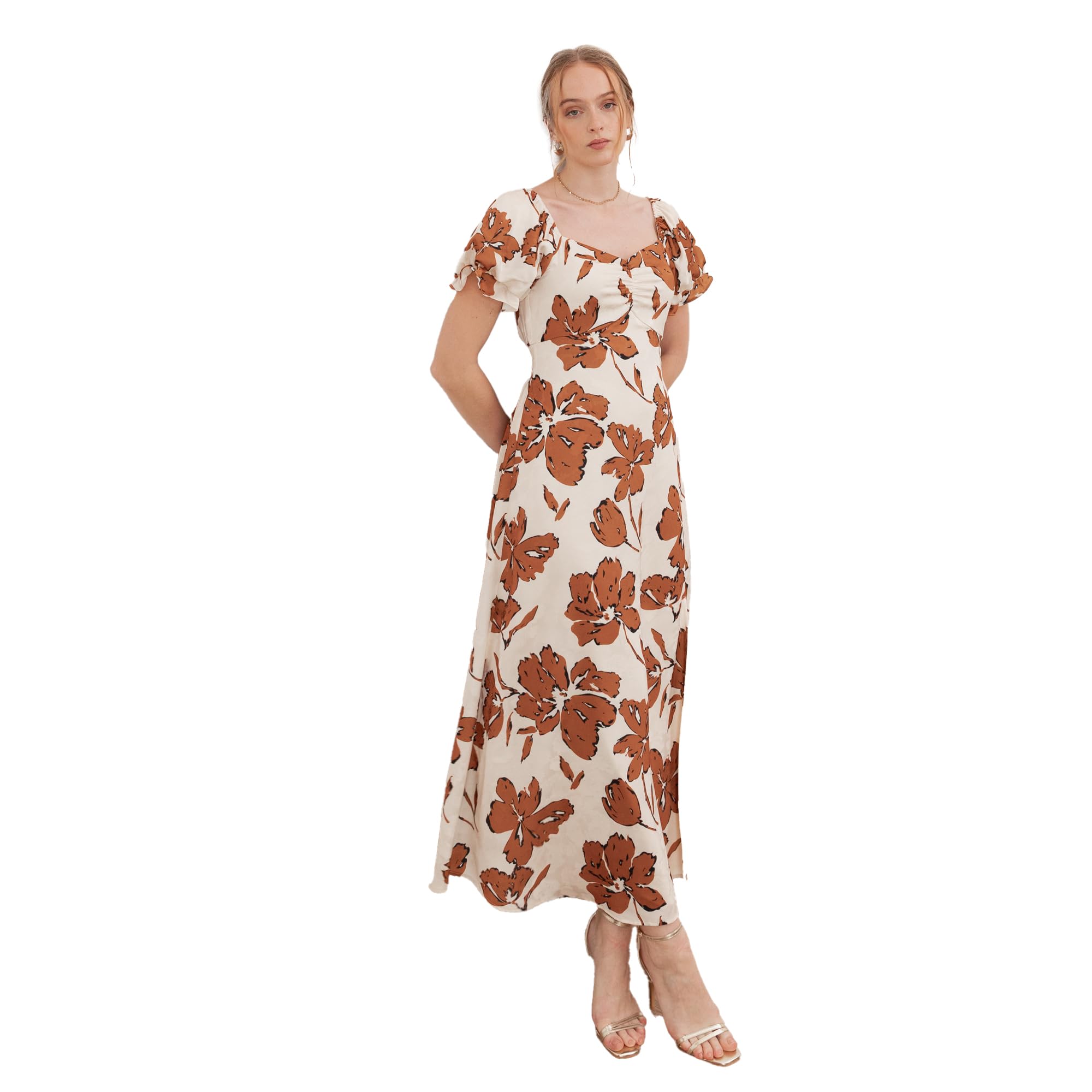 Lovedrobe Women's Midi Dress - Nude - Size 18