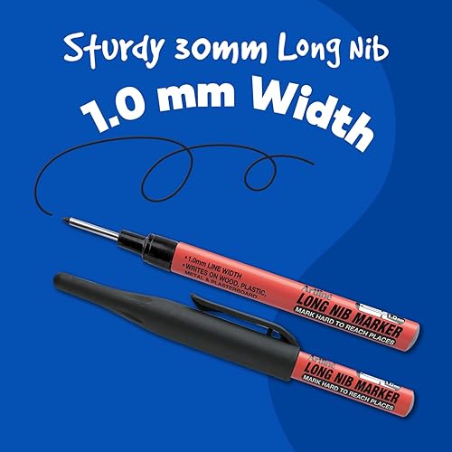 Miniatura 4 de Artline EKPR-LNM Professional Series Marcadores de punta larga  Permanentes  Marcado de agujeros profundos  Inspecciones  Difícil de alcanzar  Punta