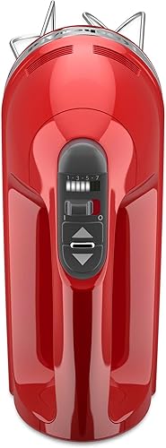 Miniatura 3 de KitchenAid Batidora de Mano Digital con 7Velocidades y Accesorios Turbo Beater II KHM7210 Empire Red