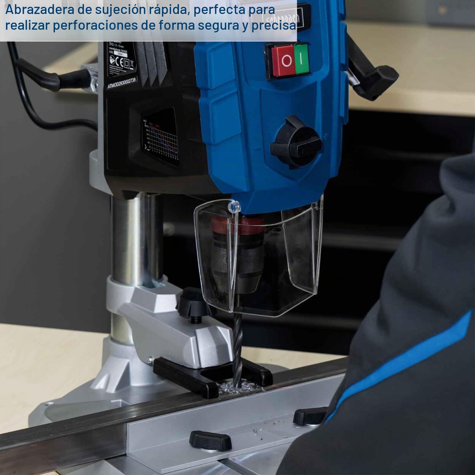 Taladro de columna DP60 Scheppach - 220-240V 50Hz 900W- 13mm Digital marca Scheppach