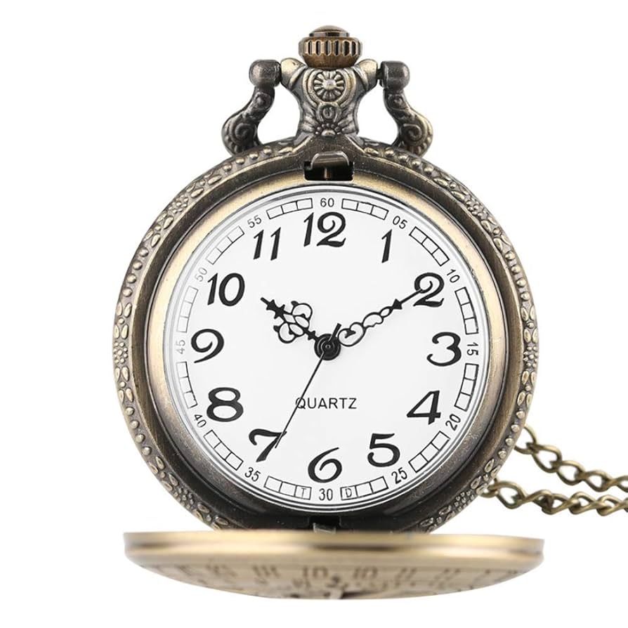 Amazon.co.jp: 懐中時計、レトロプラハ天文時計ネックレス男性用