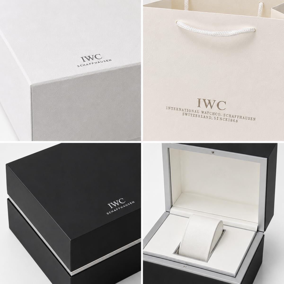 Funda de Reloj de Cuero Caja de Reloj Individual con Cojín Suave con Interior Acolchado Formato de Sobremesa Base Compacta para IWC Pilot’s Watches