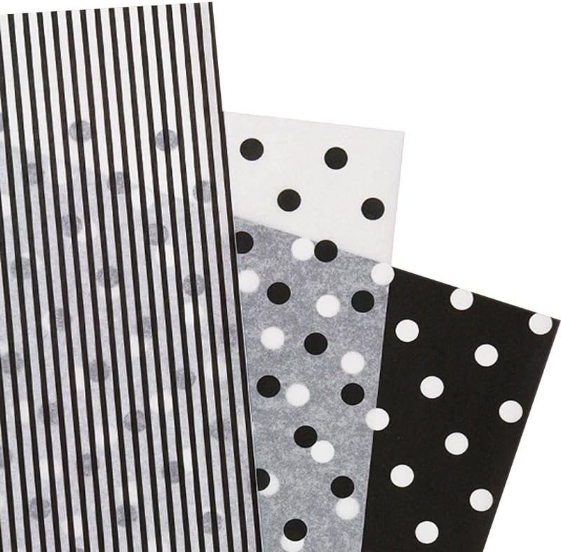 Black and Whites Tissue Paper 20" X 30" Christmas | Quantity: 240