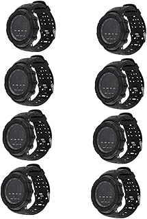 8 Peças Relógio Eletrônico Preto Relógio De Pulso Digital Relógio Ao Ar Livre Relógios Corredores Relógio Eletrônico Relógio Presentes De Negócios Moda Relógio Eletrônico Amantes