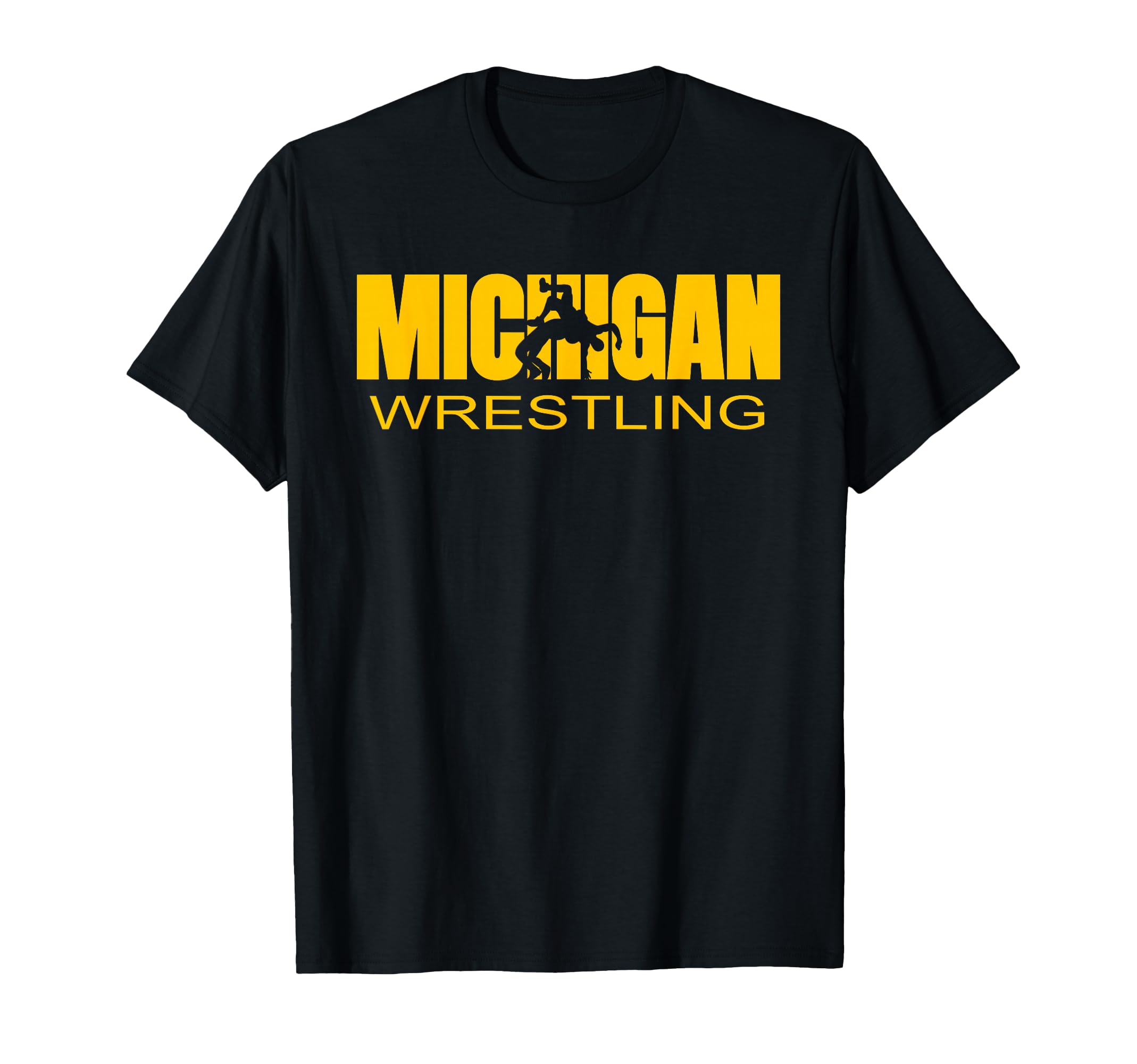 Photo 1 of Michigan Wrestling Freestyle Wrestler MI The Wolverine State T-Shirt