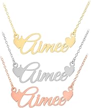 RoiDes Arts Custom Name Necklace for Unisex Best Gift For Loved Oned and For Personal Use Customised Necklace, Personalised Necklace To any Design