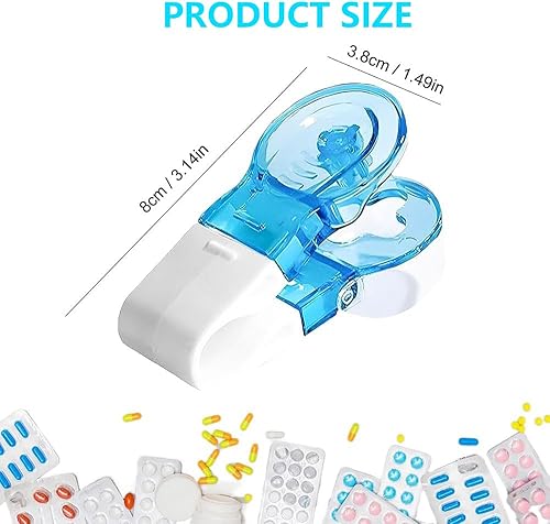 Miniatura 4 de Pastillero portátil, pastillero para paquetes de ampollas, herramienta portátil de viaje para ancianos, artilugios domésticos (1 unidad)