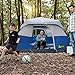 BeyondHOME 6 Person Instant Cabin Tent, 60 Sec Setup Family Camping Tent, Waterproof & Windproof Tent with Top Rainfly, Upgraded Ventilation System, for Car Camping Outdoor, Sky Blue