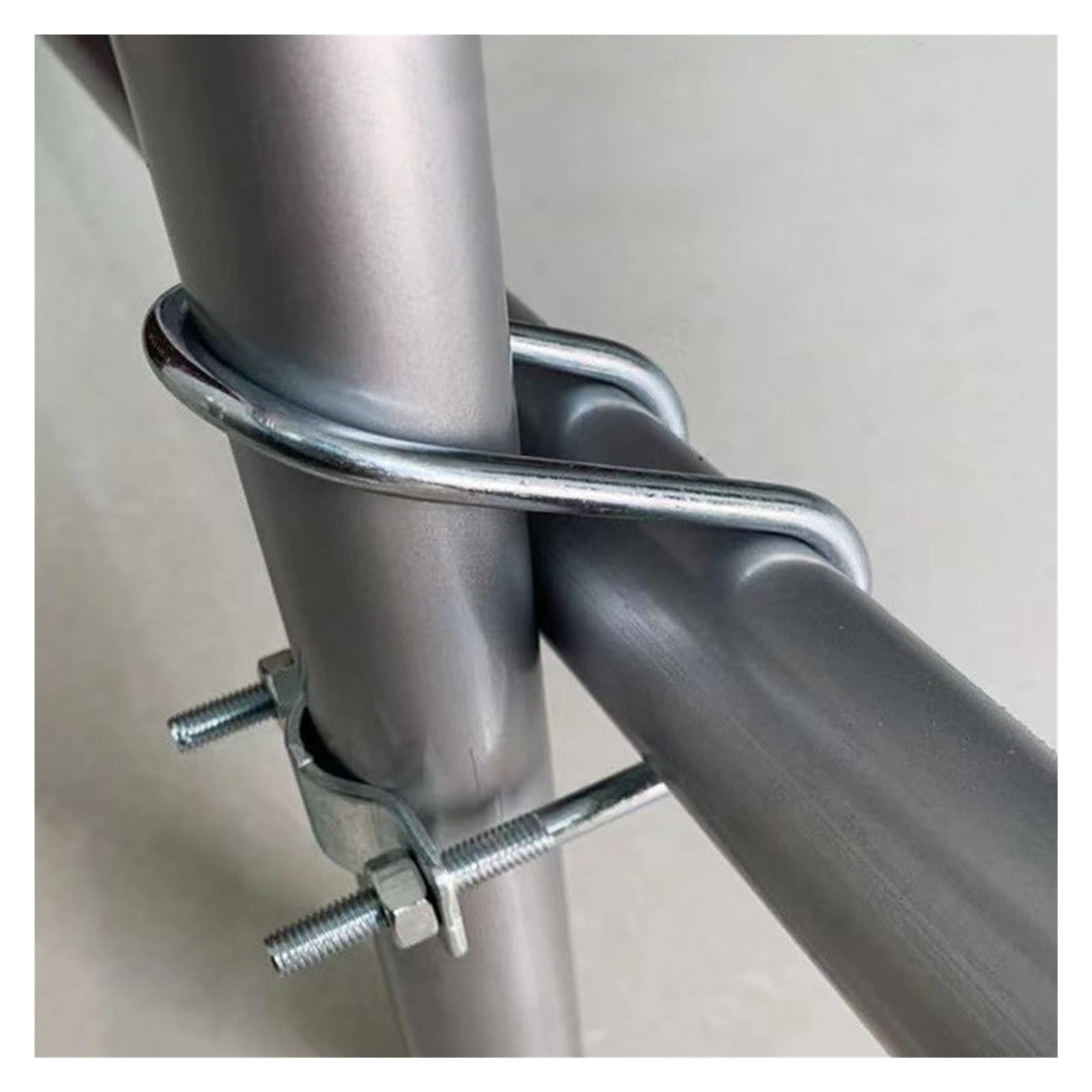abrazaderas de tubo transversal, Tamaños múltiples de la abrazadera tubo cruzada del doble U acero inoxidable 304(M8x25x50mm)