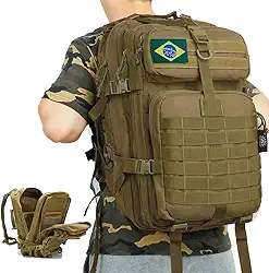 50L Mochila para Viagem Impermeável Masculina Adequado para Trekking, Acampamento.
