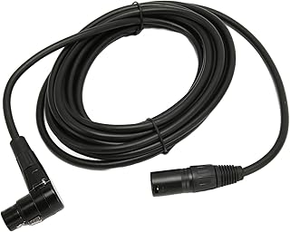 DAUERHAFT XLR Cabo de microfone macho para fêmea, cabo de microfone XLR conector de 3 pinos fio de PVC profissional qualidade de som de alta fidelidade para amplificadores para estúdio de gravação para alto-falantes