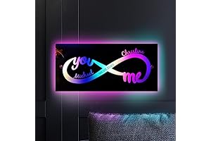 Custom Name Mirror with LED Lights