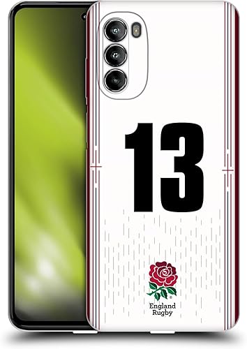 Head Case Designs Officially Licensed England Rugby Union Position 13 202324 Players Home Kit Soft Gel Case Compatible with Motorola Moto G82 5G
