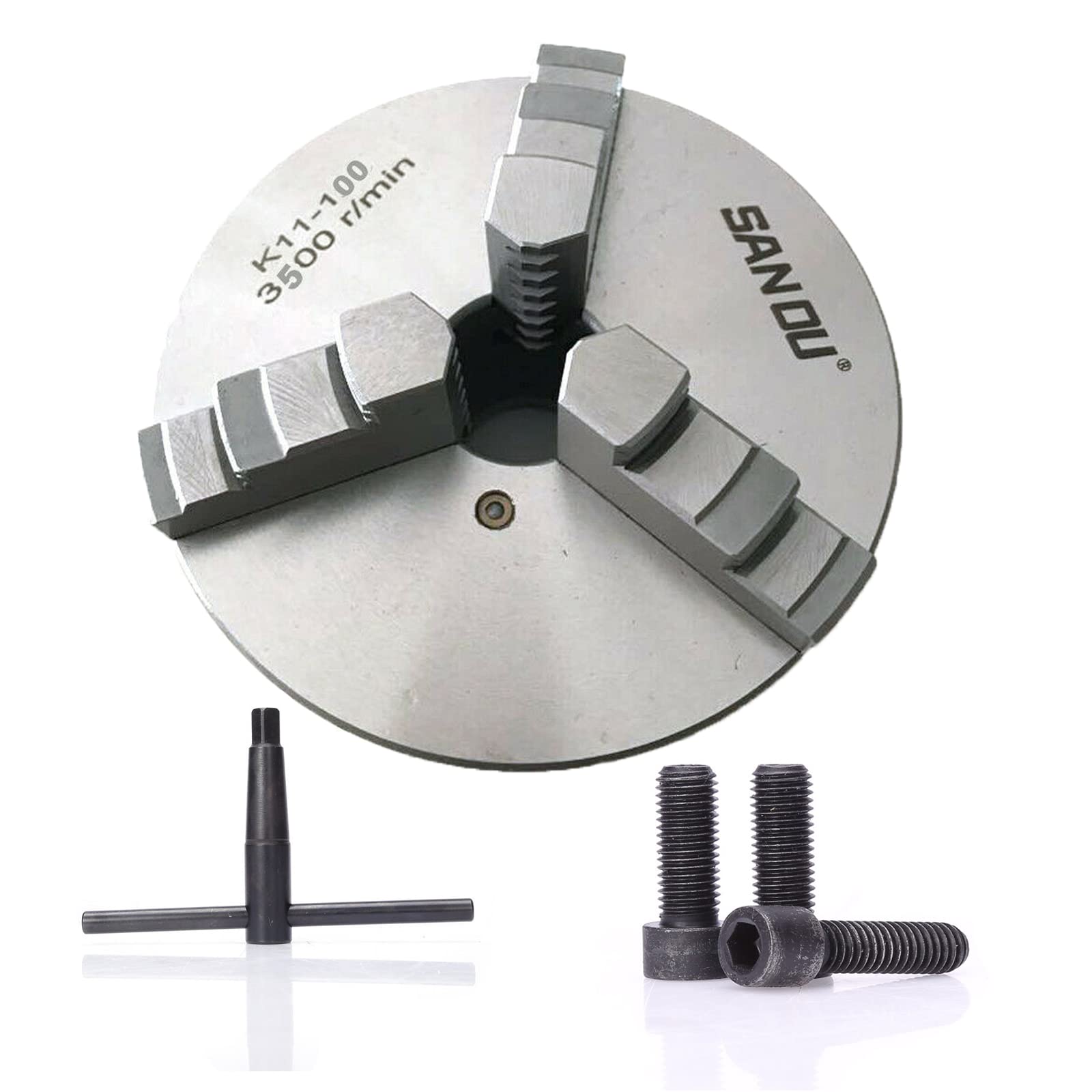 K11-100 mm Precision 3 Mandíbulas de 3 mordazas para centrado automático