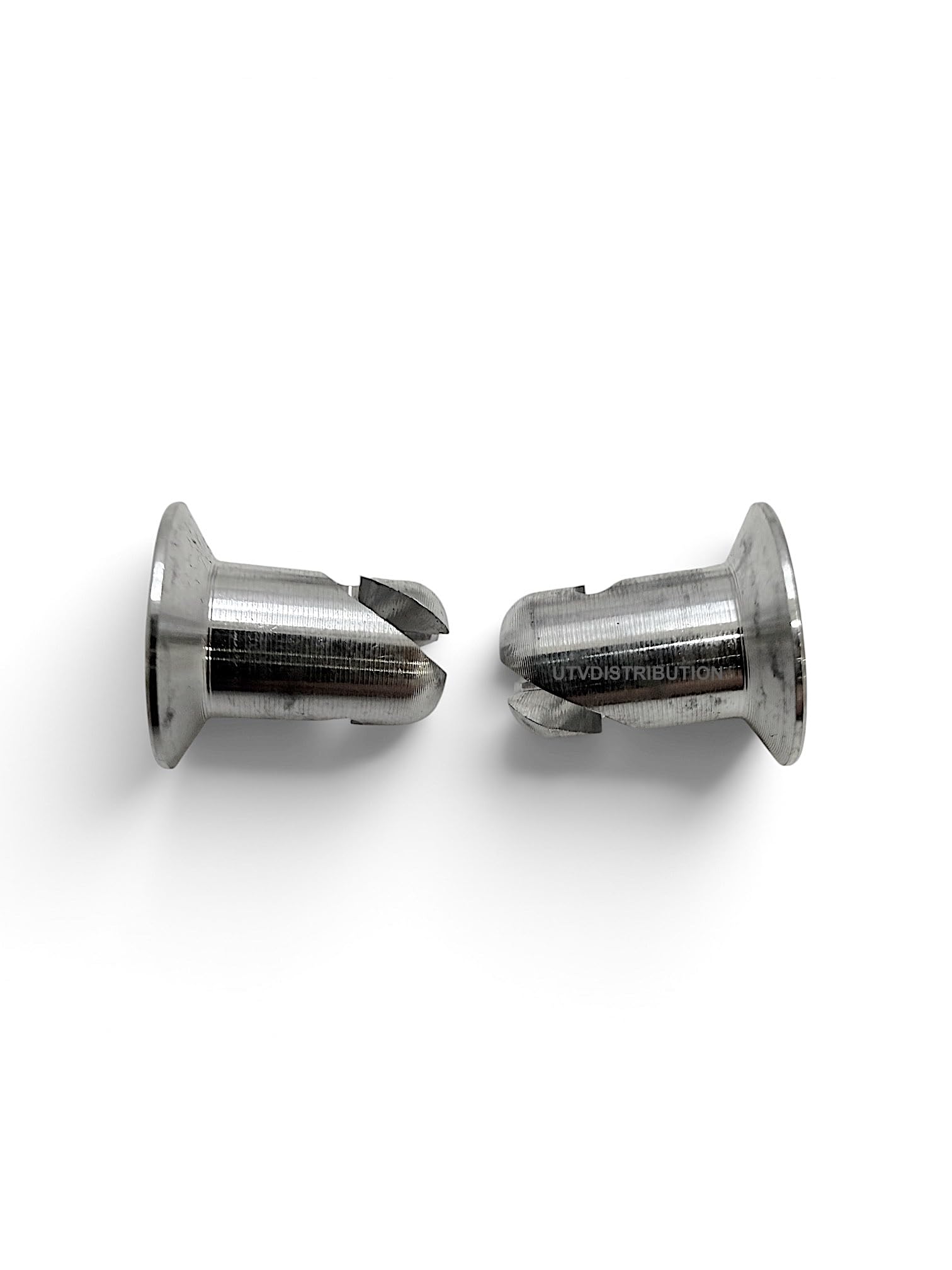 UTVDistribution Aluminiowy przycisk Dzus z mechanizmem szybkiego zwalniania 1/4 ze sprężynami i płytkami na zakładki, 10 szt. nitów bez opakowania!