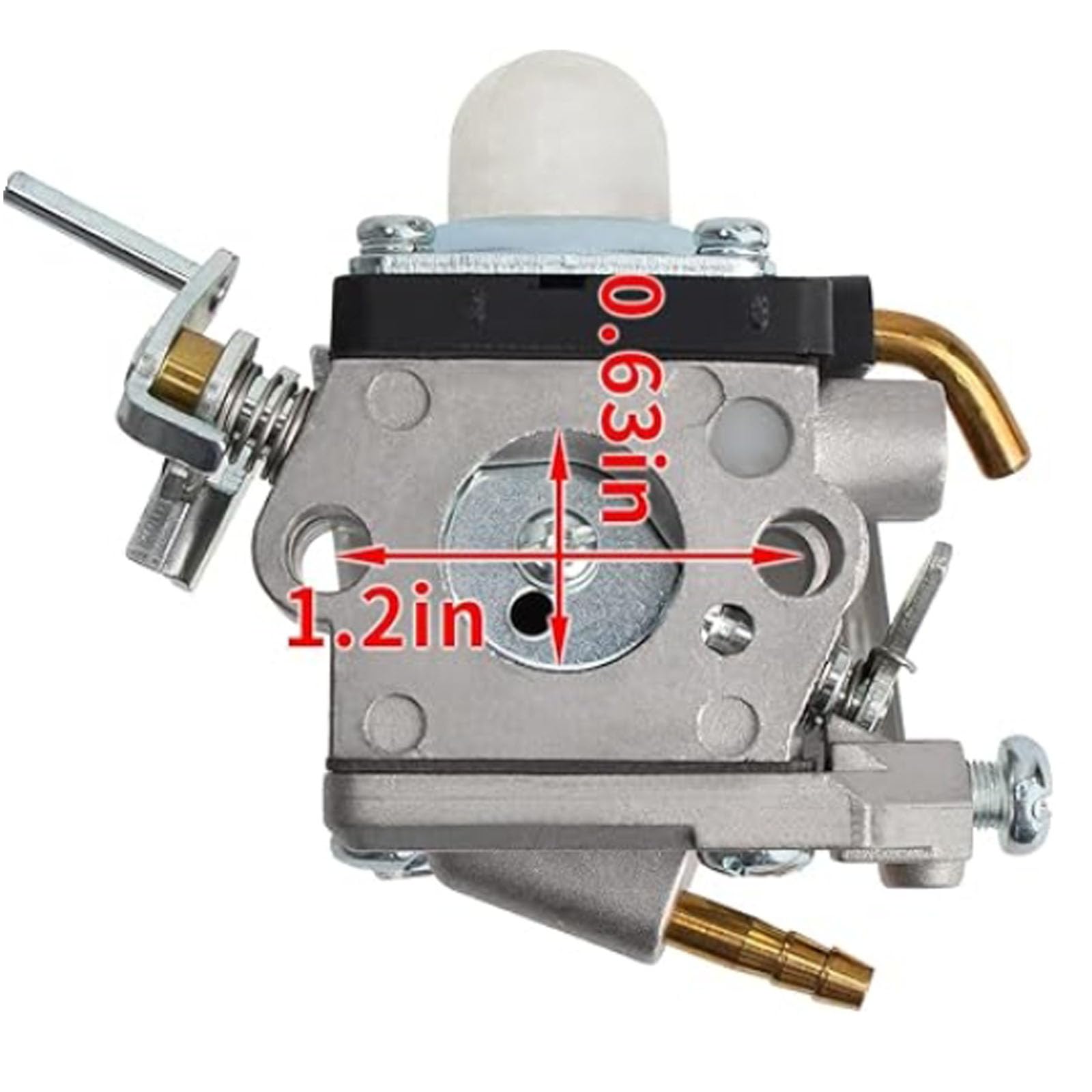 compatibile con carburatore 129LDX sostitutivo per Husqvarna Jonsered 129LK 129R 129DJX 129RJ 129C Carb